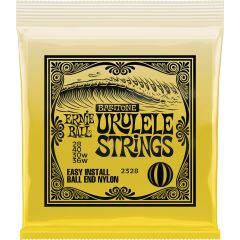 Ernie Ball Cordes ukulélé baryton en nylon transparent à boule - Vue 1